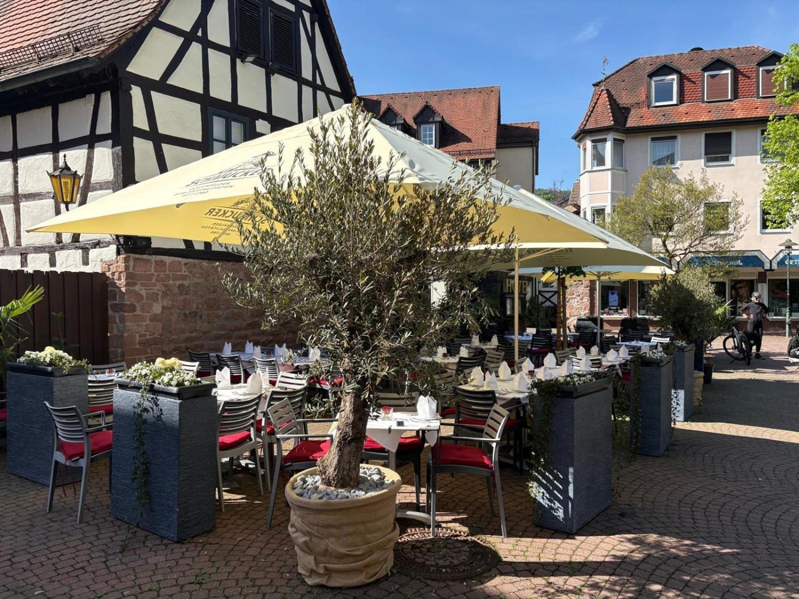 Hotel Restaurant Altes Badhaus Eberbach  Buitenkant foto